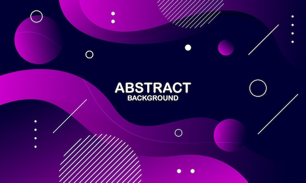 Abstract purple wave background. dynamic shapes composition