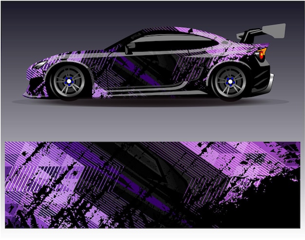 Vector abstract racing en sport achtergrond voor auto livery of dagelijks