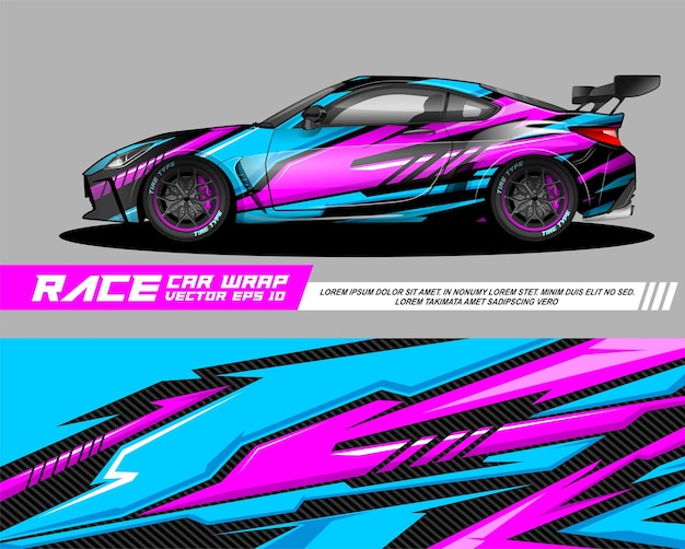 Abstract racing en sport achtergrond voor racing livery.