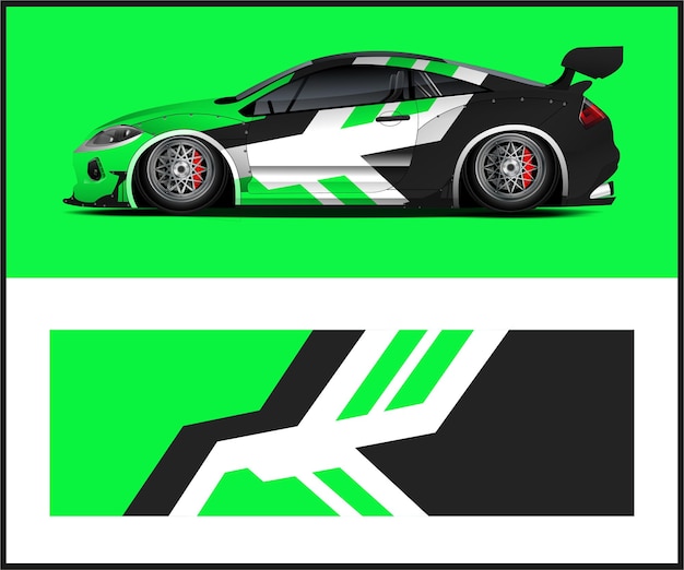 Abstract racing and sport for Vehicle Wrap Design