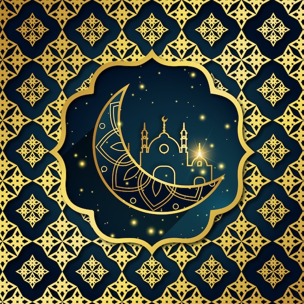 Vector abstract ramadan islamic background