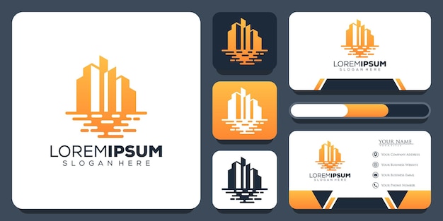 Abstract real estate logo design