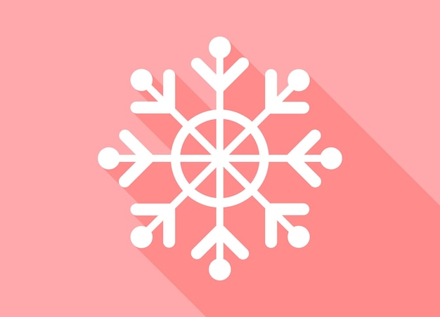 Vector abstract realistic winter christmas snowflake icon vector