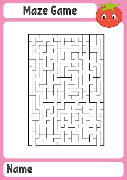 Abstract rectangular maze.