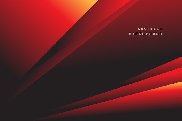 추상적인 빨간색과 어두운 배경 현대적이고 기하학적인 디자인 템플릿