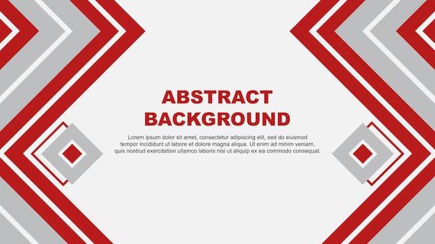 Abstract Red Background Design Template Banner Wallpaper Vector Illustration Red Design