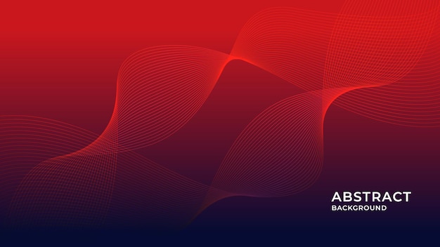 Abstract Red Background Design Template