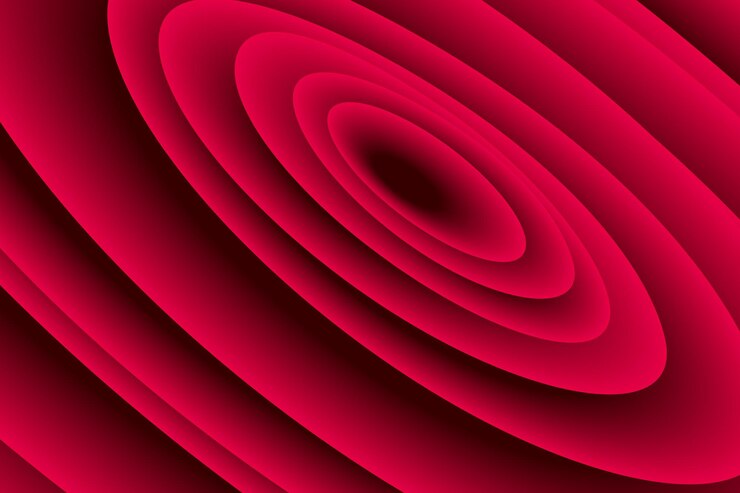 Vector abstract red background with round design