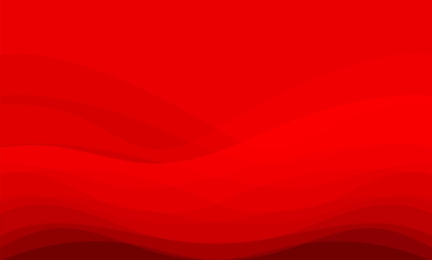 Abstract red background with wave