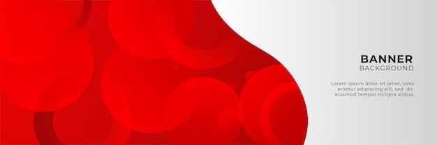 3dオーバーラップレイヤーと幾何学的な波形の抽象的な赤いバナー背景デザインテンプレートベクトルイラスト。多角形の抽象的な背景、テクスチャ、広告のレイアウトとwebページ