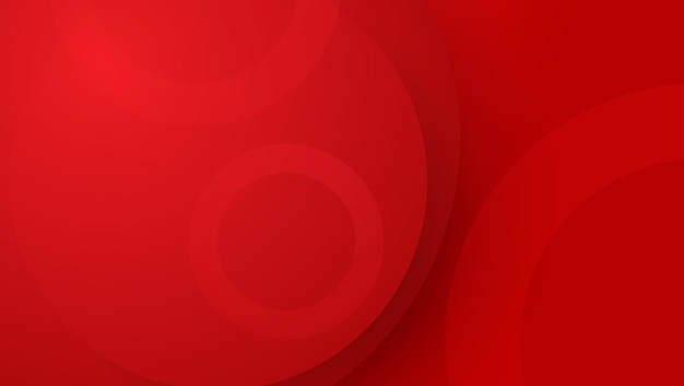 Vector abstract red circular background. vector illustration