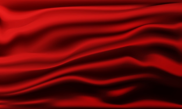 Abstract red cloth background.