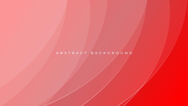 Vector abstract red geometric shapes background