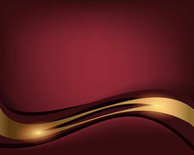 Vector abstract red and gold christmas background