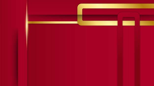 Abstract red and gold luxury background