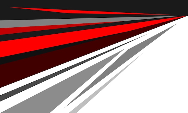 Abstract red grey white speed line design modern creative background vector illustration