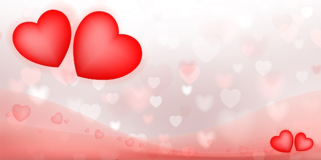 Abstract red heart background.