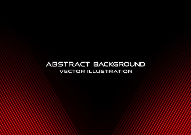 Abstract red line background vector illustration