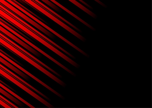 Vector abstract red line and black background for business card cover banner flyer vector illustration