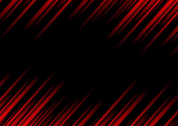 Vector abstract red line and black background for business card cover banner flyer vector illustration