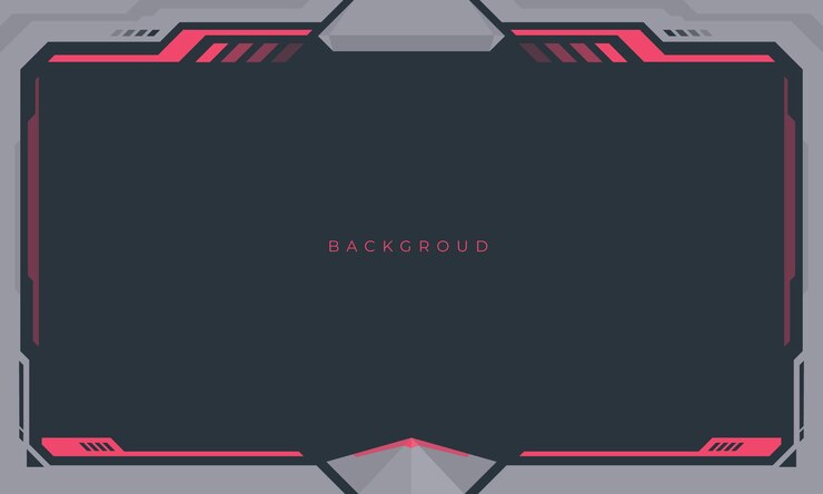 Abstract red offline twitch banner template
