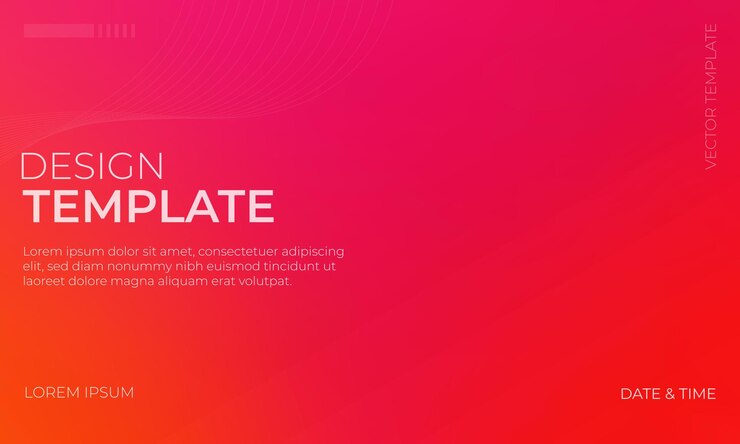 Vector abstract red orange and magenta gradient vector texture design