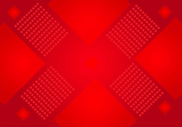 abstract Red rectengle background with dots