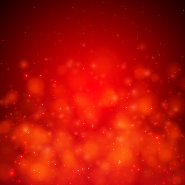 Абстрактный красный мягкий фон с огнями