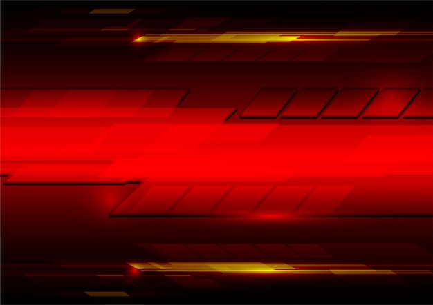 Vector abstract red technology