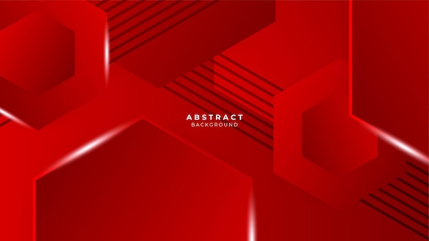 Abstract red vector background with stripes