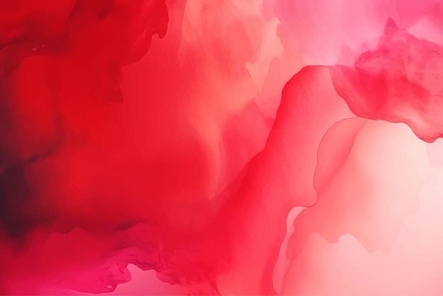 Vector abstract red watercolor background design