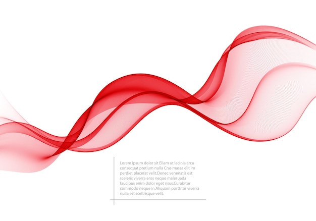 Abstract red waves background abstract red background wave design element