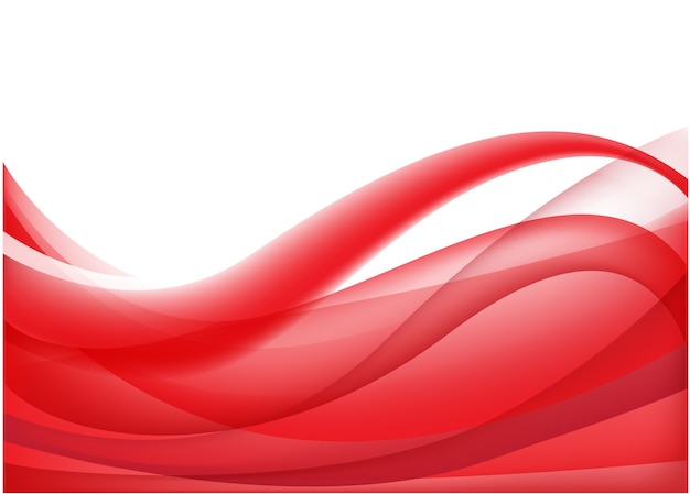 Vector abstract red wavy flow silk background, wallpaper