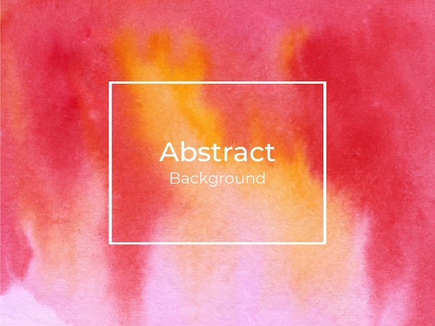 Abstract red and yellow watercolor texture background