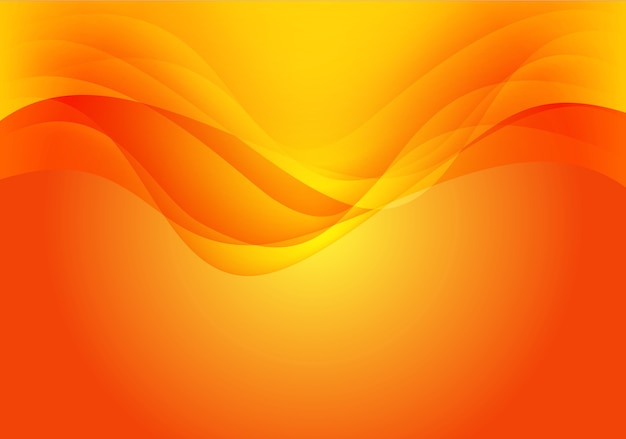 Vector abstract red yellow wave curve luxury background texture