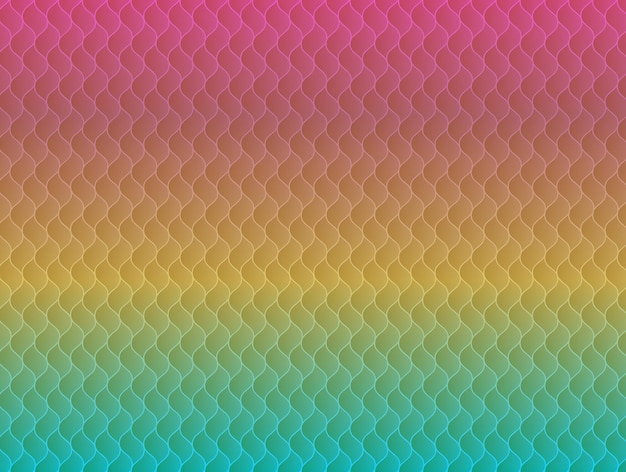 Abstract regenboog golvend naadloos patroon