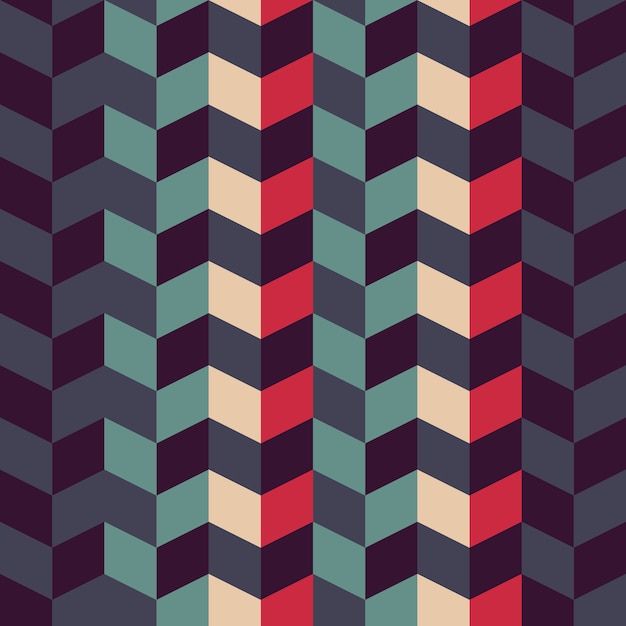 Abstract retro geometrisch patroon