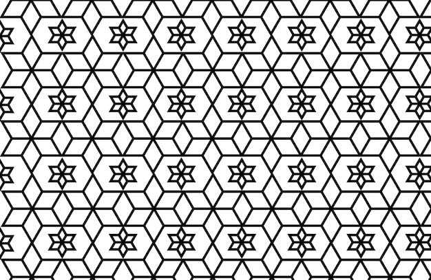 幾何学的形状の抽象的なレトロパターン