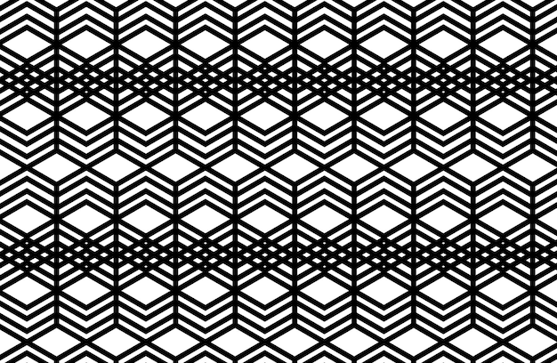 Abstract retro pattern of geometric shapes