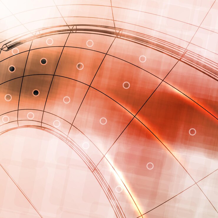 Vector abstract retro technology technical background