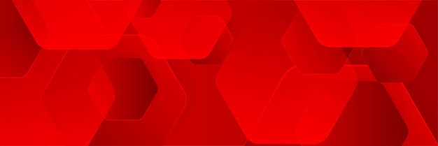 Abstract rode banner achtergrond Vector abstract grafisch ontwerp banner patroon presentatie achtergrond web template