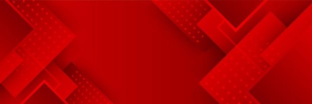 Abstract rode banner achtergrond Vector abstract grafisch ontwerp banner patroon presentatie achtergrond web template