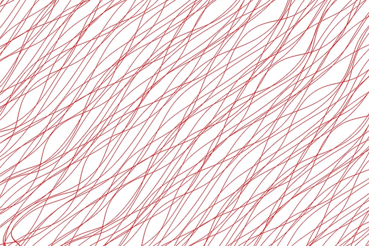 Vector abstract rood lijnpatroon
