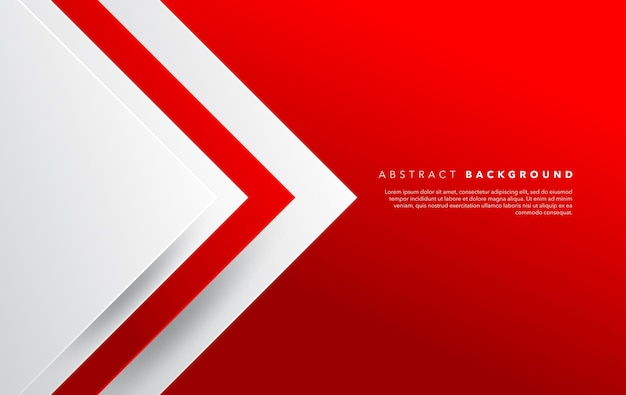 abstract rood-wit achtergrond sjabloon voor cover en achtergrond banner