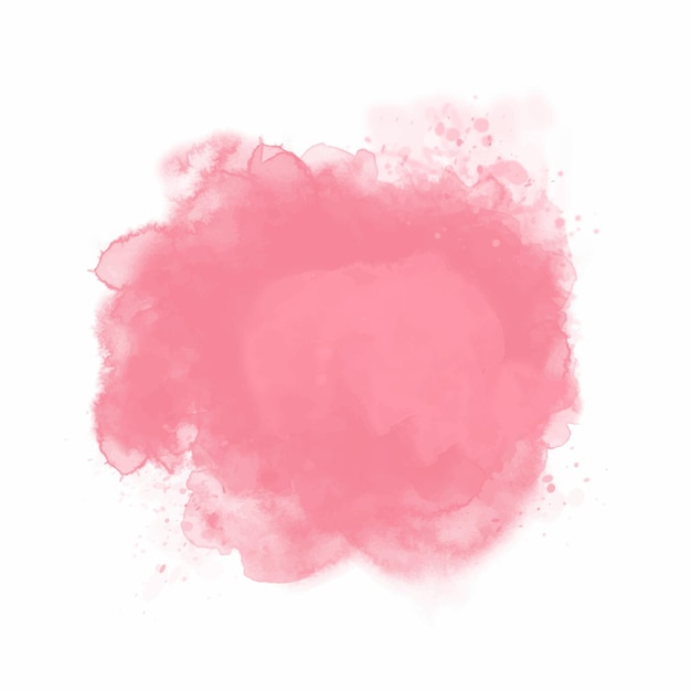 Abstract rose pink watercolor stain texture background