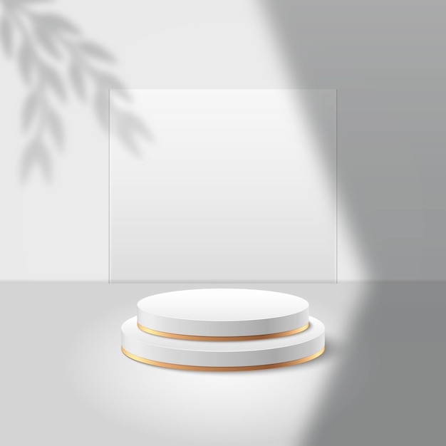 Abstract round display for product  . minimal scene with geometric forms. cylinder podium