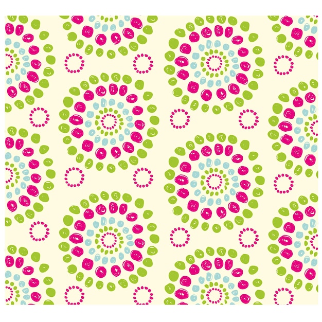 abstract round elements pattern