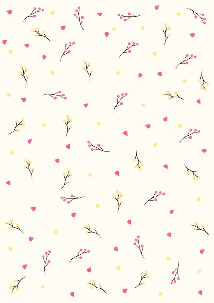 Abstract sakura pattern