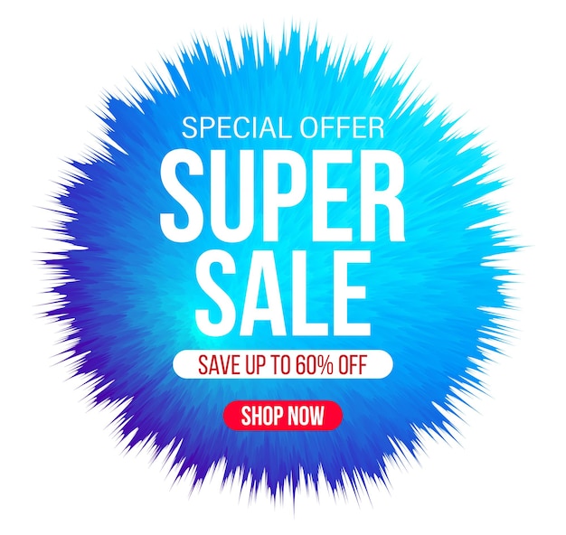 Vector abstract sale banner for special offers sales and discounts