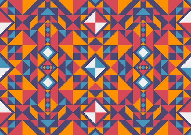 Abstract samless pattern geometric triangles shape background templates for wallpaper clothing carpet wrapping fabric textile
